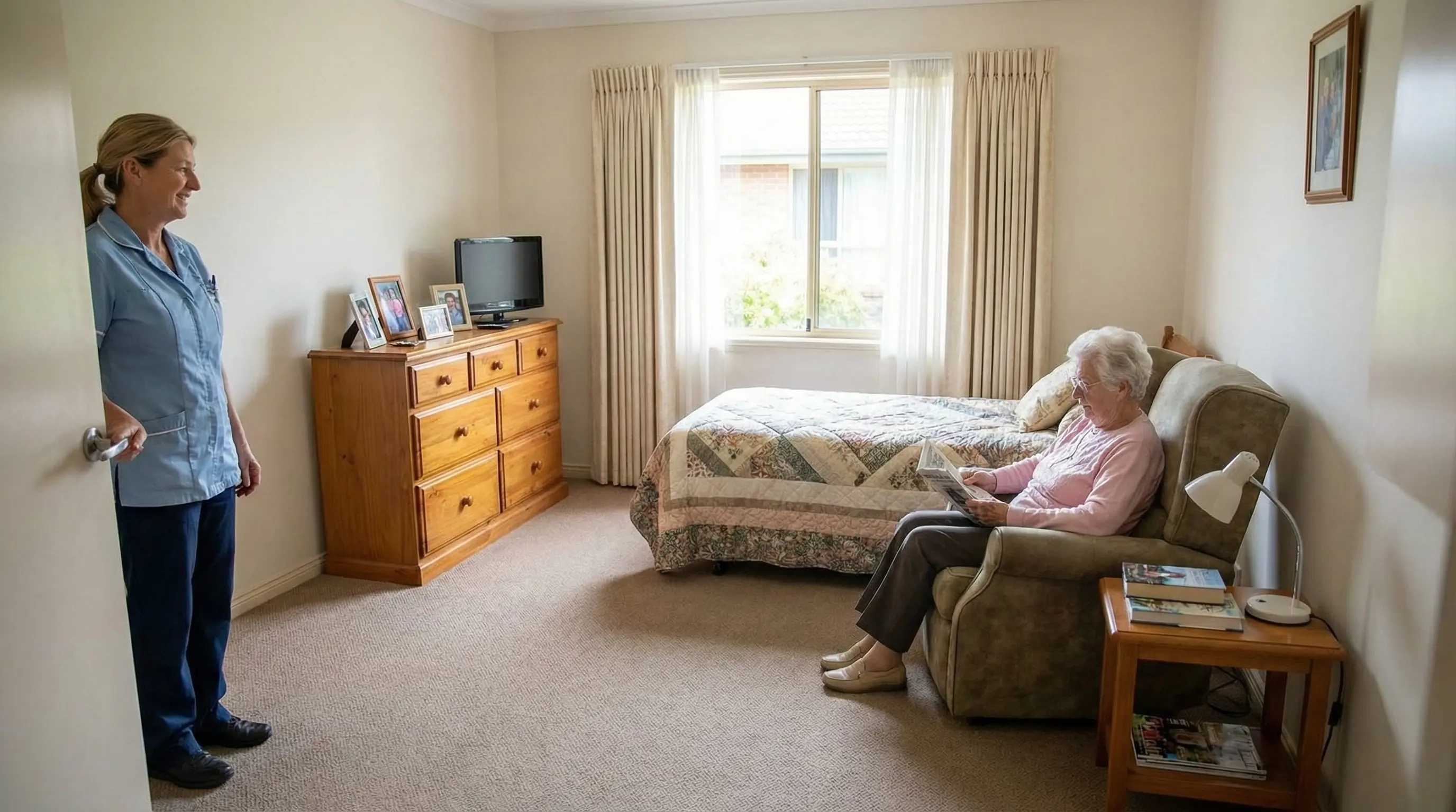 Patio and lounging area